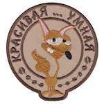 Шеврон Красивая...умная