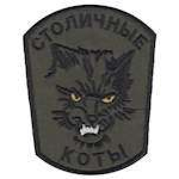 Шеврон Столичные коты олива - 3442591