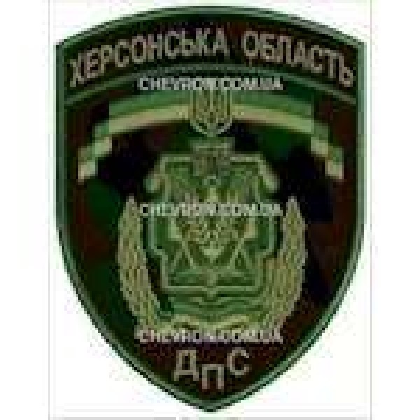 Шеврон ДПС Херсонська область камуфляж - 3442633