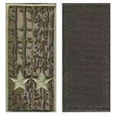 Погоны МО липучка вышитые подполковник основа варан