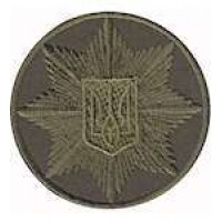 Кокарда Полиция олива (круг)