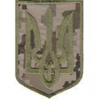 Нашивка Герб України 6,2х9см