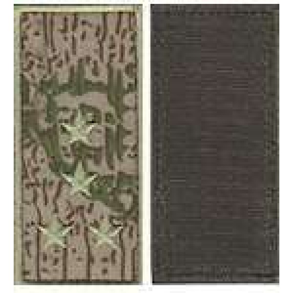 Погоны МО липучка вышитые капитан основа варан - 3443090