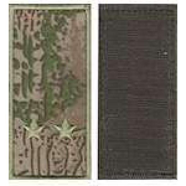 Погоны МО липучка вышитые лейтенант основа варан - 3443153