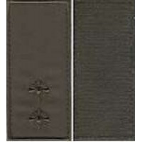 Погоны МО липучка вышитые лейтенант основа олива новые