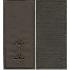 Погоны МО липучка вышитые лейтенант основа олива новые