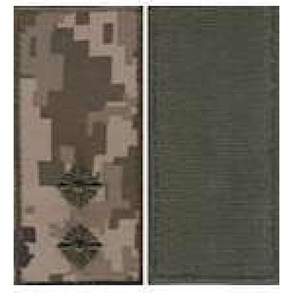 Погоны МО липучка вышитые лейтенант основа укр.пиксель новые - 3443159