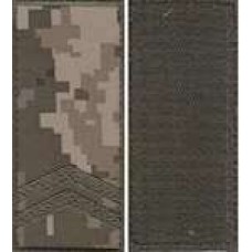 Погоны МО липучка вышитые капрал основа укр.пиксель новые