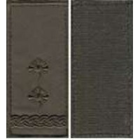 Погоны МО липучка вышитые подполковник основа олива новые