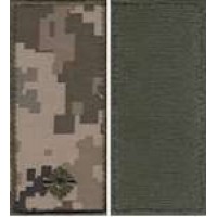 Погони МО липучка вишиті молодший лейтенант основа укр.пиксельновые