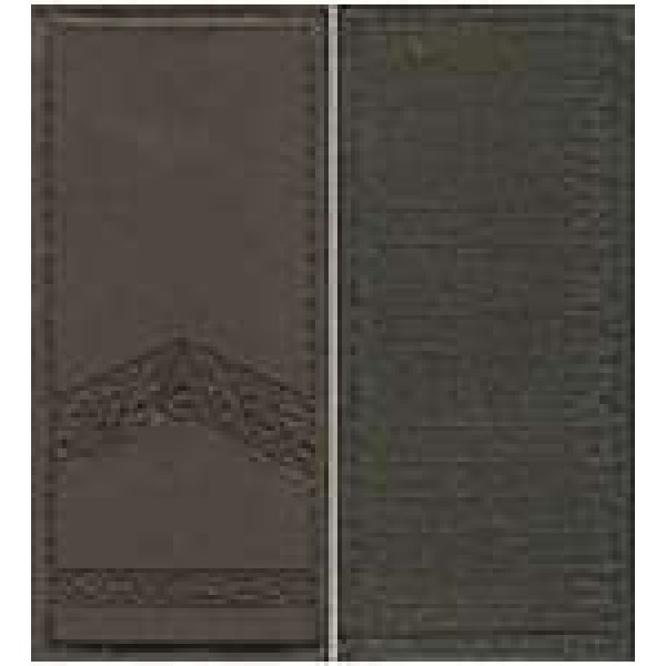 Погоны МО липучка вышитые прапорщик основа олива новые - 3443168