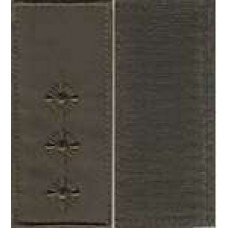 Погони МО липучка вишиті старший лейтенант основа олива нові