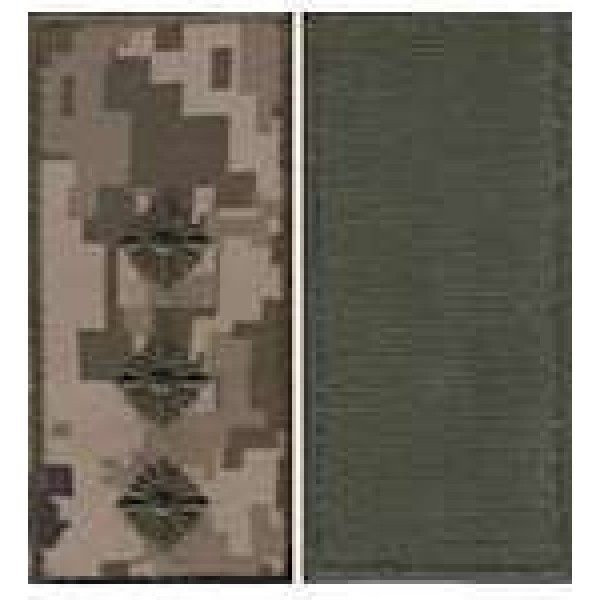 Погоны МО липучка вышитые старший лейтенант основа укр.пиксель новые - 3443175