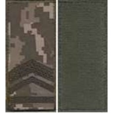 Погони МО липучка вишиті старший прапорщик основа укр.піксель нові