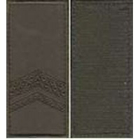 Погоны МО липучка вышитые старшина основа олива новые