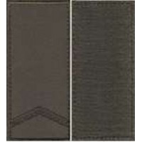 Погони МО липучка вишиті старший солдат основа олива нові