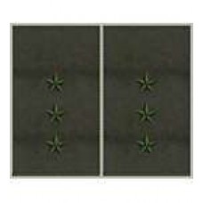 Погоны муфта вышитые старший прапорщик основа олива