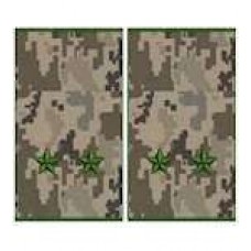 Погоны МО муфта вышитые лейтенант основа украинский пиксель