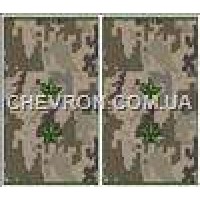 Погоны МО муфта вышитые прапорщик основа украинский пиксель