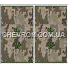 Погоны МО муфта вышитые прапорщик основа украинский пиксель