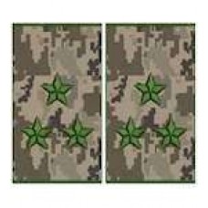 Погоны МО муфта вышитые полковник основа украинский пиксель