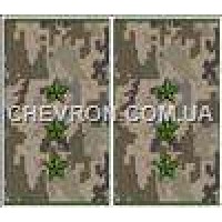 Погони МО муфта вишиті старший прапорщик основа український піксель