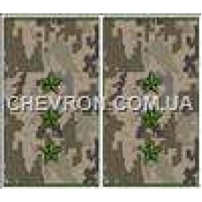 Погоны МО муфта вышитые старший прапорщик основа украинский пиксель