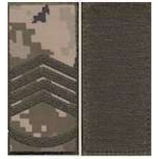 Погоны МО липучка вышитые главный-сержант основа укр.пиксель новые
