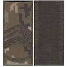 Погоны МО липучка вышитые мастер-сержант основа укр.пиксель новые