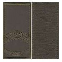 Погоны МО липучка вышитые штаб-сержант основа олива новые