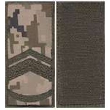 Погоны МО липучка вышитые главный штаб-сержант основа укр.пиксель новые