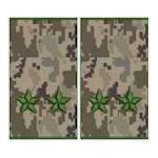 Погоны МО муфта вышитые подполковник основа украинский пиксель