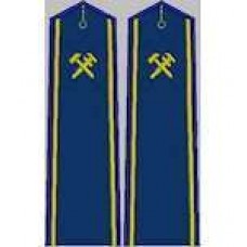 Погоны ж/д пришивные рядовые