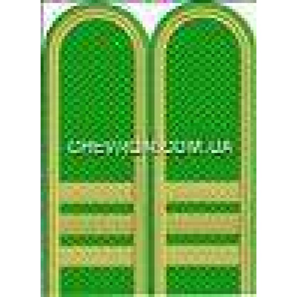 Погоны пограничников вышитые сержант - 3443524