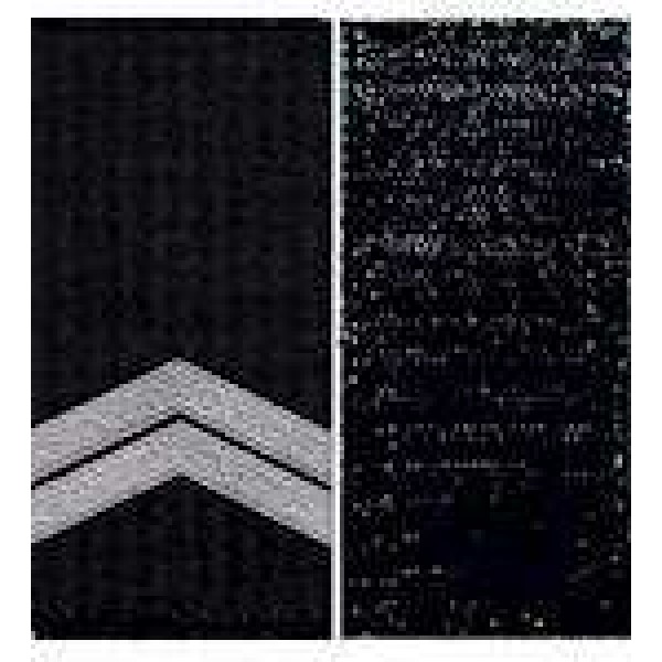 Погоны Капрал Полиции на липучке (черные) - 3443545