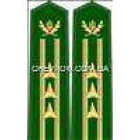 Погони лісової охорони вишиті старші 3 зірки