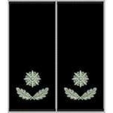 Погоны Майор Полиции муфта (черные)