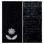 Погоны Майор Полиции на липучке (черные)