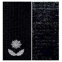 Погоны Майор Полиции на липучке (черные)