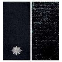 Погони Молодший лейтенант Поліції на липучці (чорні)