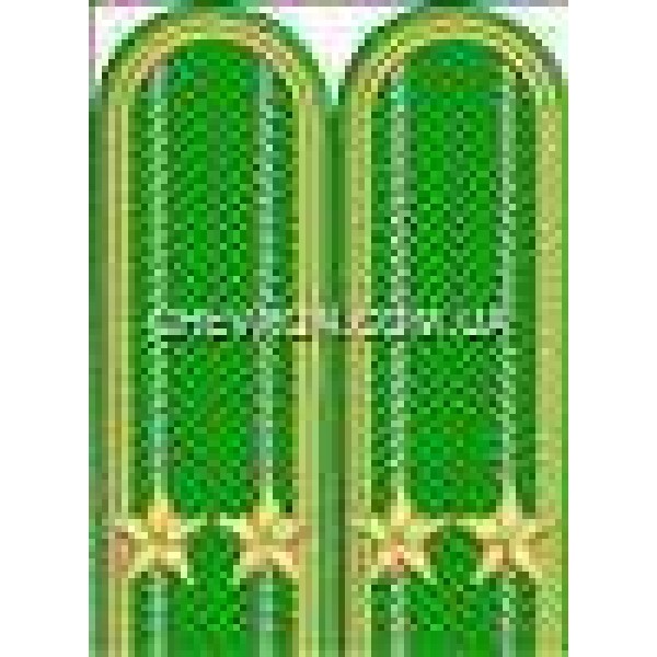 Погоны пограничников вышитые подполковник - 3443576