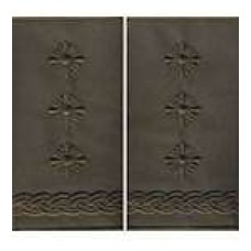 Погоны МО муфта вышитые полковник основа оливановые