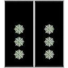 Погони Старший лейтенант Поліції муфта (чорні)