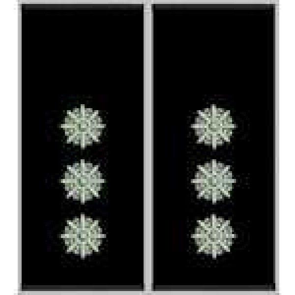 Погоны Старший лейтенант Полиции муфта (черные) - 3443622