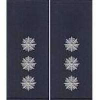 Погони Старший лейтенант Поліції (темно-сині)