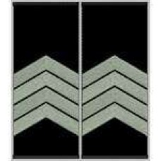 Погони Старший сержант Поліції муфта (чорні)