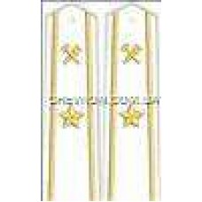 Погоны ж/д на рубашку старшие 1 звезда