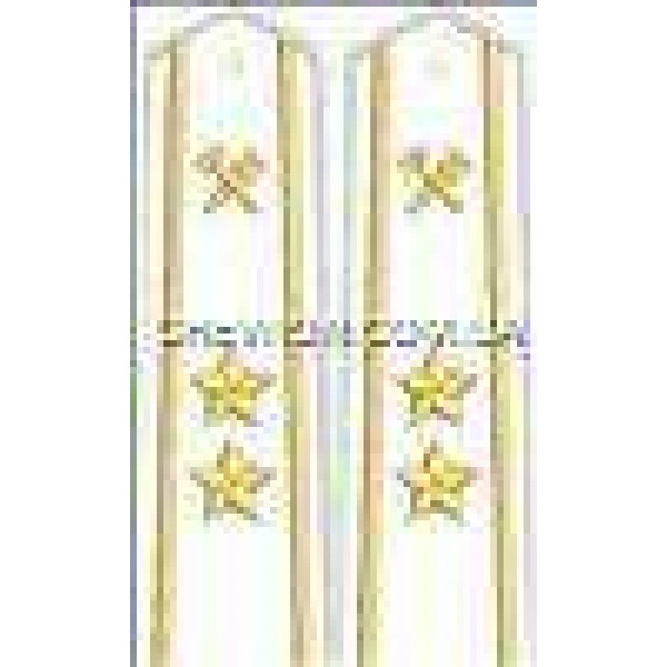 Погоны ж/д на рубашку старшие 2 звезды - 3443648