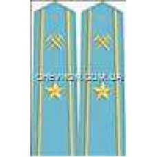 Погоны ж/д на рубашку старшие 1 звезда