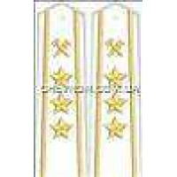 Погоны ж/д на рубашку старшие 3 звезды